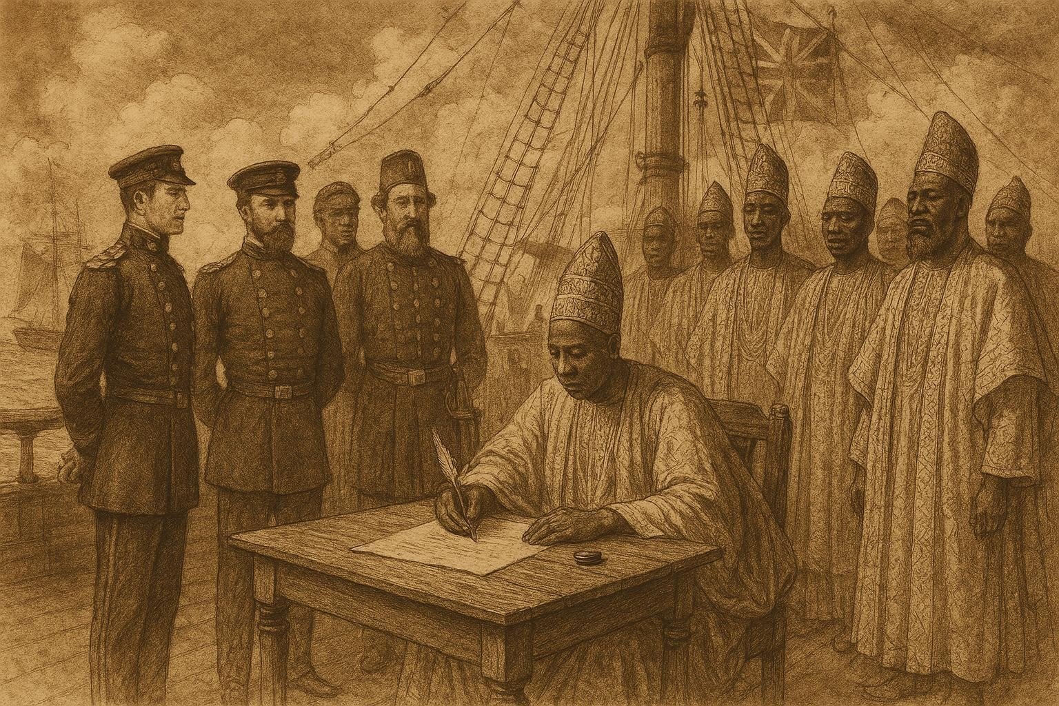 Lagos as a Crown Colony in 1861