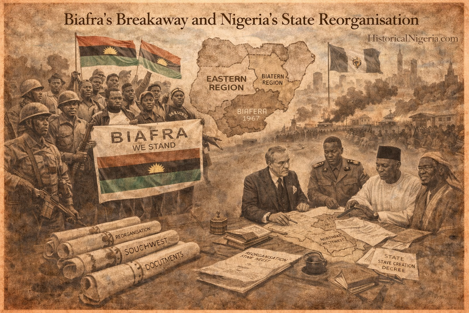 Gowon s 12 States And The Biafra War 1967 Explained Historical Nigeria gowon-s-12-states-and-the-biafra-war-1967-explained-historical-nigeria