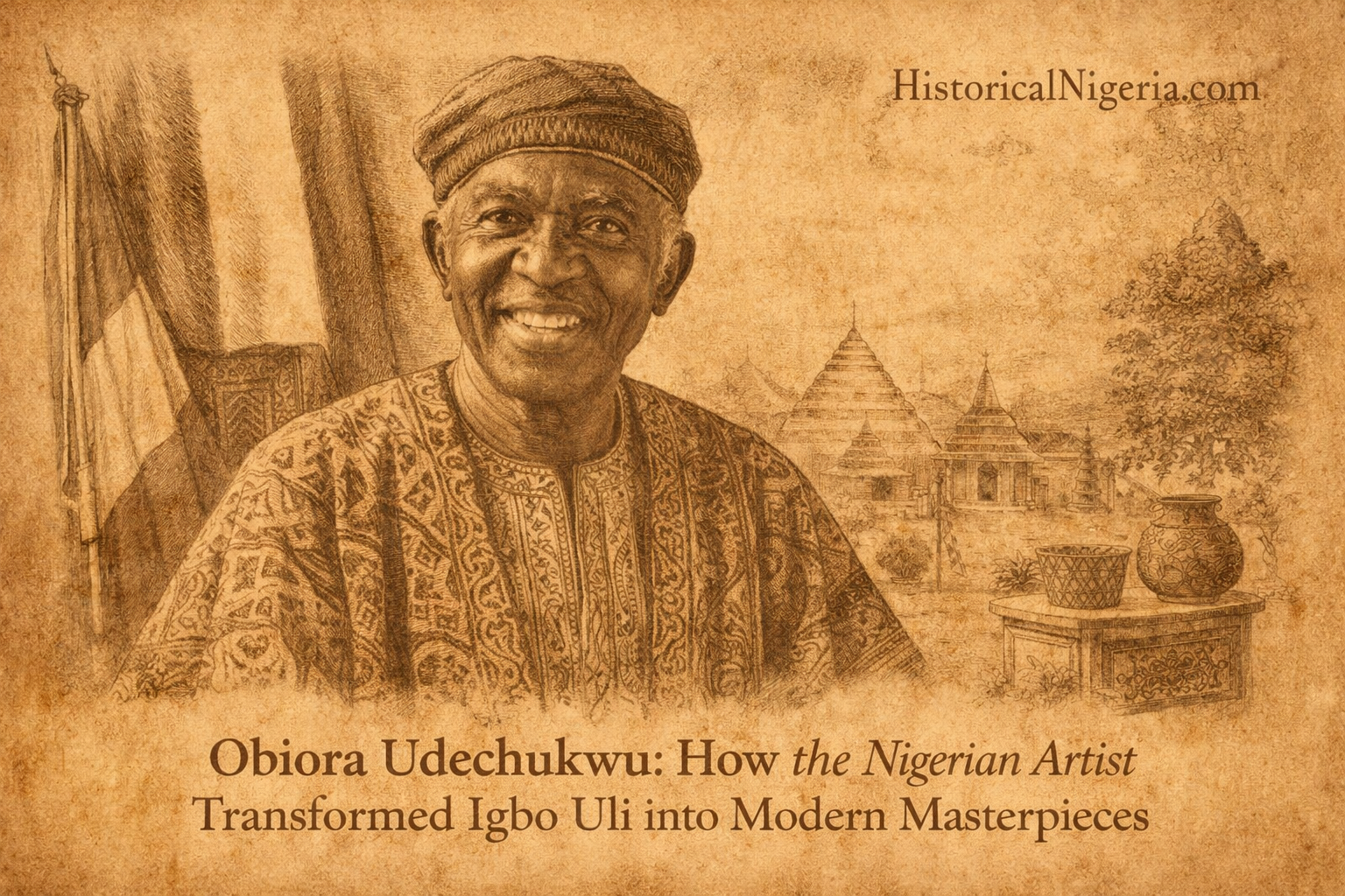Obiora Udechukwu How The Nigerian Artist Transformed Igbo Uli Into 